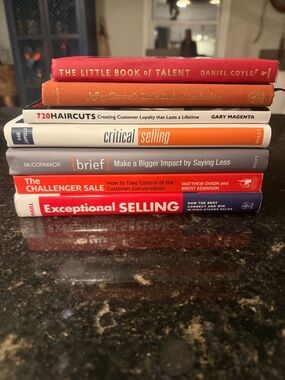 Lot of 7 SALES books for sales professionals